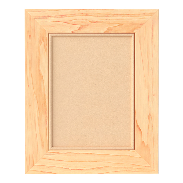 Kestrel - Wide Rail Shaker (2-1/2" Rail) - Maple Paint Grade (MDF Panel)