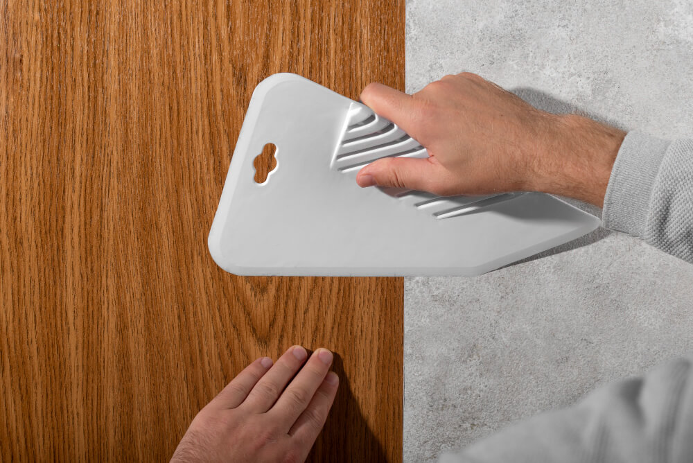 how to stain cabinet doors