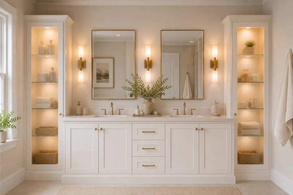 Bathroom glass ready
