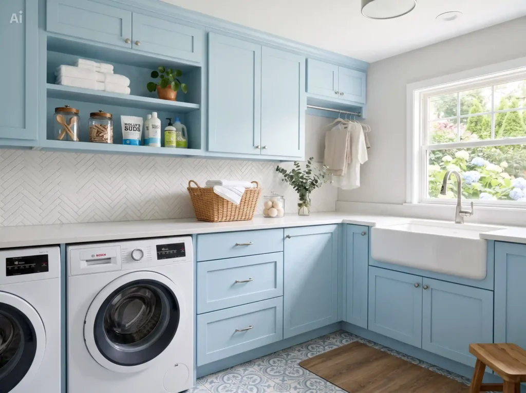 Shaker Drawer fronts laundry rooms