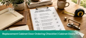 Replacement Cabinet Door Ordering Checklist