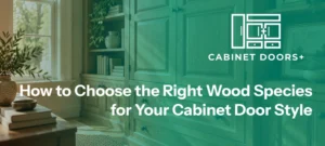 How to Choose the Right Wood Species for Your Cabinet Door Style